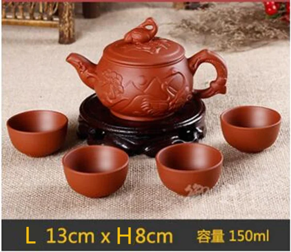 Горячая Распродажа, керамический Фиолетовый Глиняный чайный набор, кунг-фу, заварочный чайник Xishi Gaiwan, чашка для сервировки, чайная чашка, китайская посуда для напитков, высокое качество