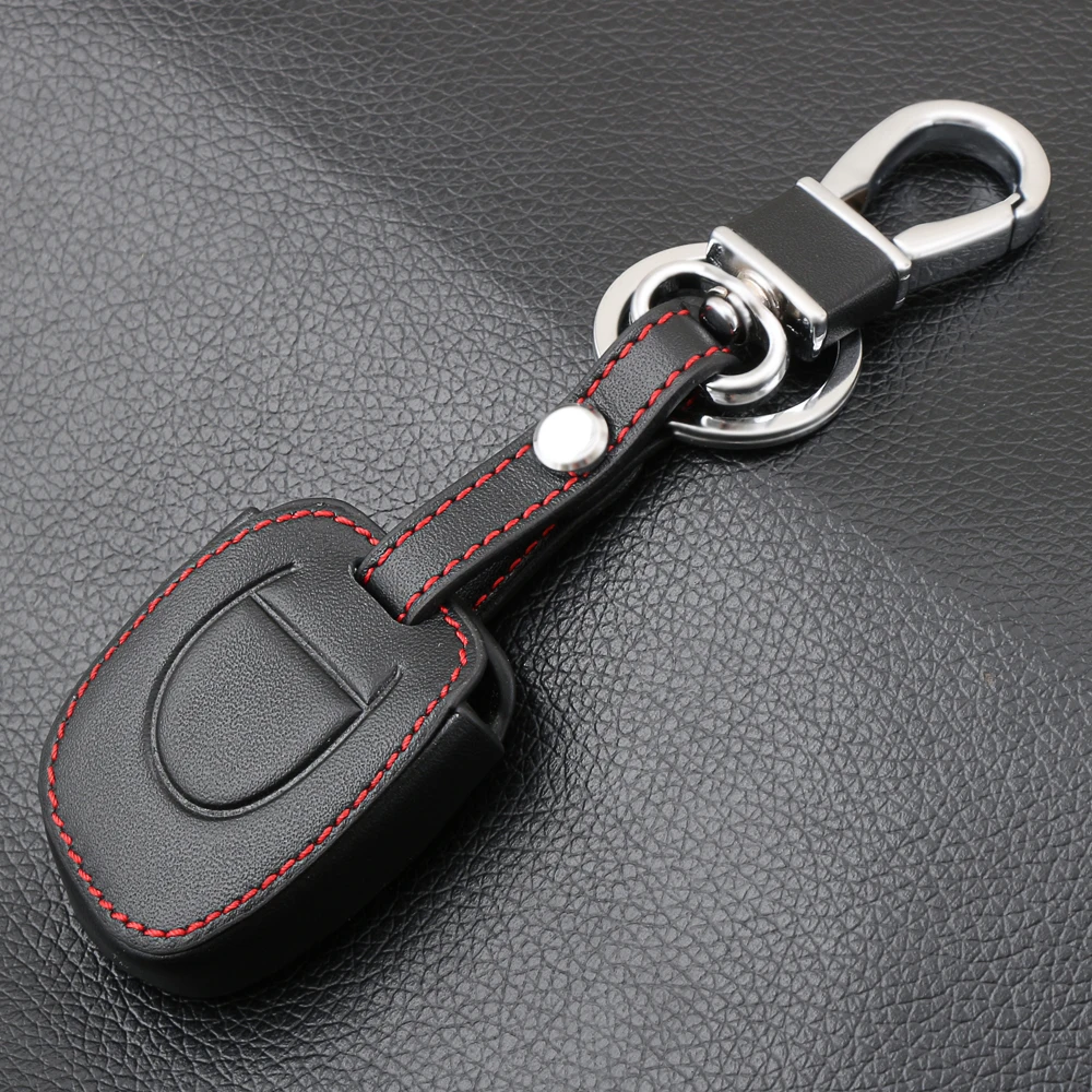 

Car Key Cover Leather Case For Renault Twingo Clio Kangoo Master 1 Button Fob Shell Protection Holder