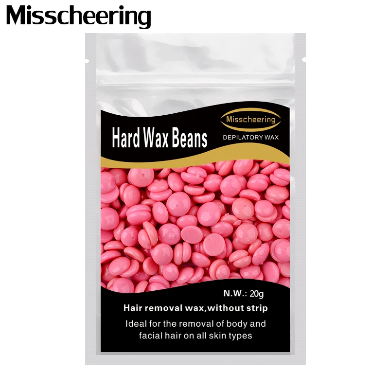 20g Pink Flavor Wax Beans Depilatory Wax Pellet Hot Film Hard Wax beans