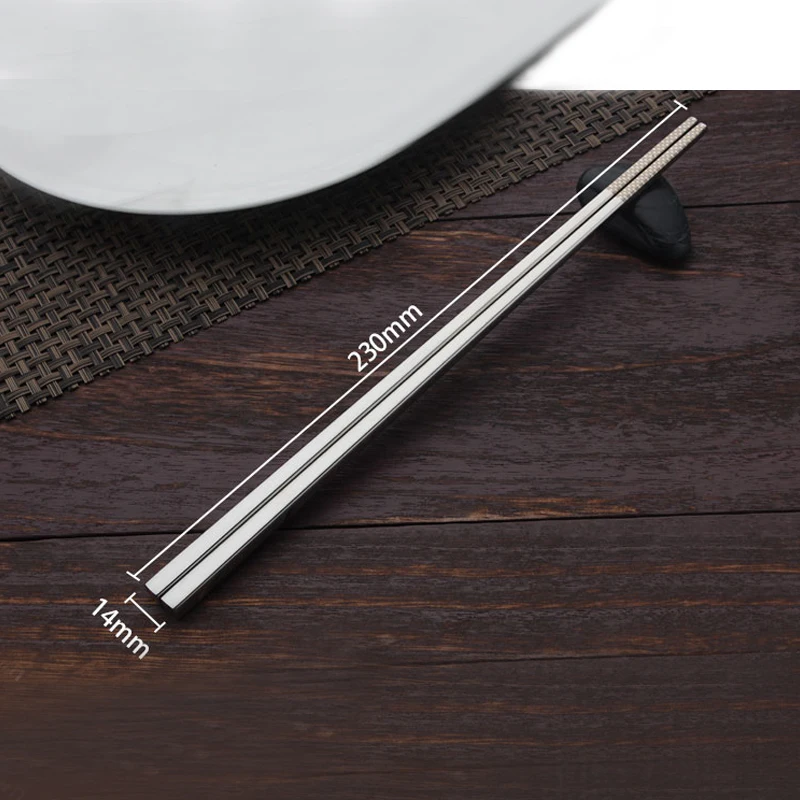 stainless steel korean square chopsticks (2)