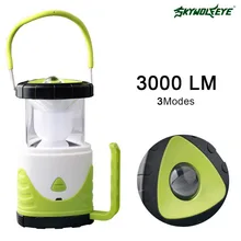 3 в 1 яркий легкий 10 светодиодный фонарь для кемпинга открытый портативный красочный свет водостойкий тент ночник зеленый A391