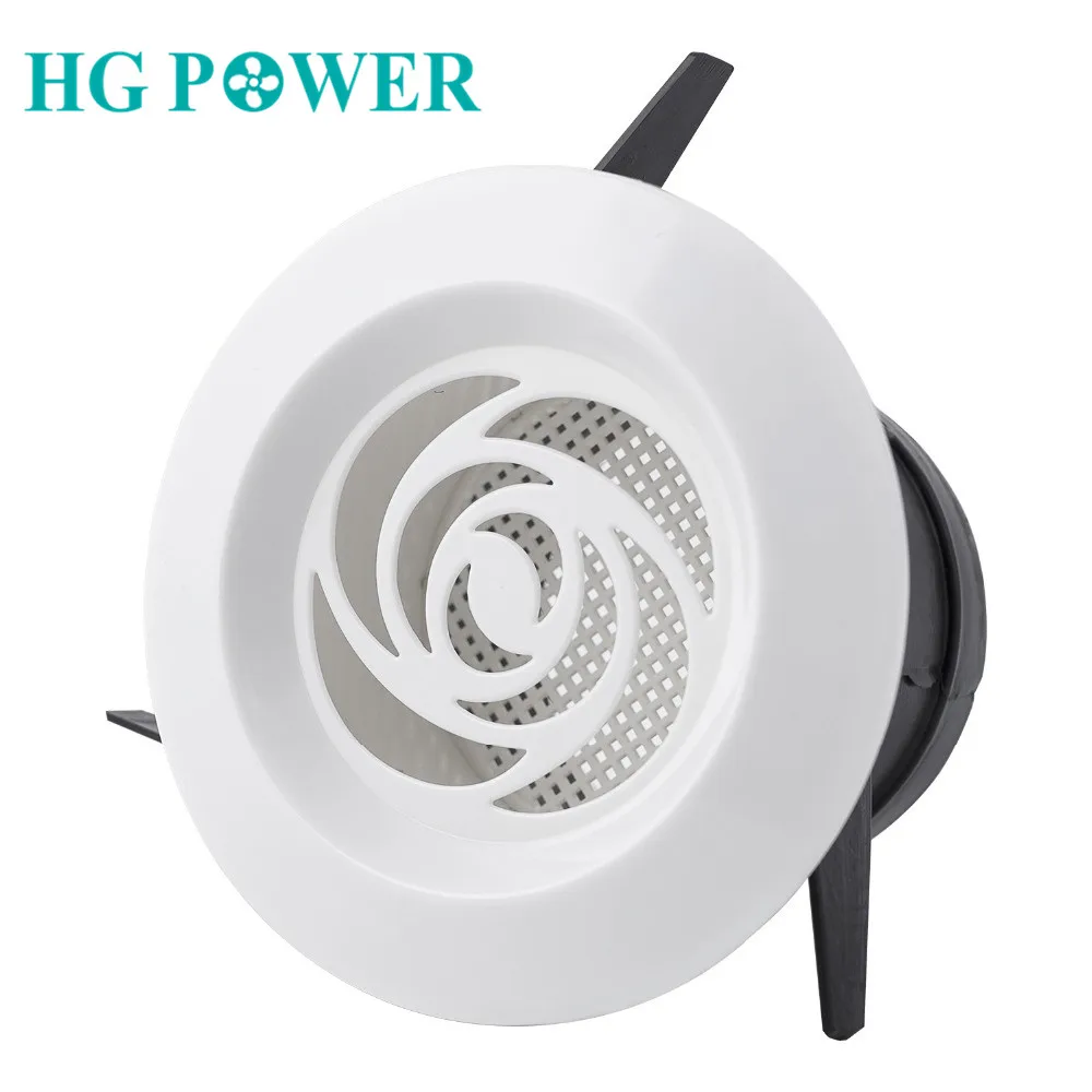 Plastic Air Vent Extract Valve Grille Round Ventilation Grill Diffuser Ducting Ventilation Cover for Bathroom Kitchen Toilet new