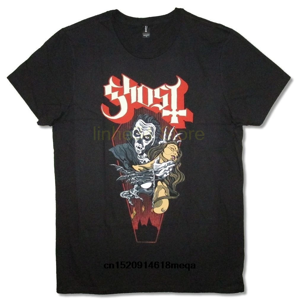 

funny t shirts Ghost BC Dracula Papa Emeritus Black Men's Casual T-Shirt