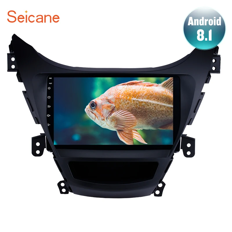 

Seicane Android 8.1 Car GPS Navigation 9 Inch Multimedia Player For 2011 2012 2013 Hyundai Elantra Support 3G TV tuner Radio