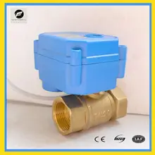 CWX-15 1 ''DN25 BSP мини электрический ballvalve DC12v DC24v ADC9-24v моторизованный клапан кольцо поршневого двигателя CR04 при отключении питания близко мощность от возвращения