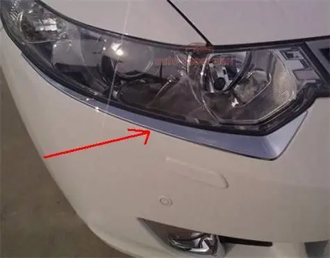 

Chrome Head light Eyelid Cover Trim FOR Acura TSX 09-11
