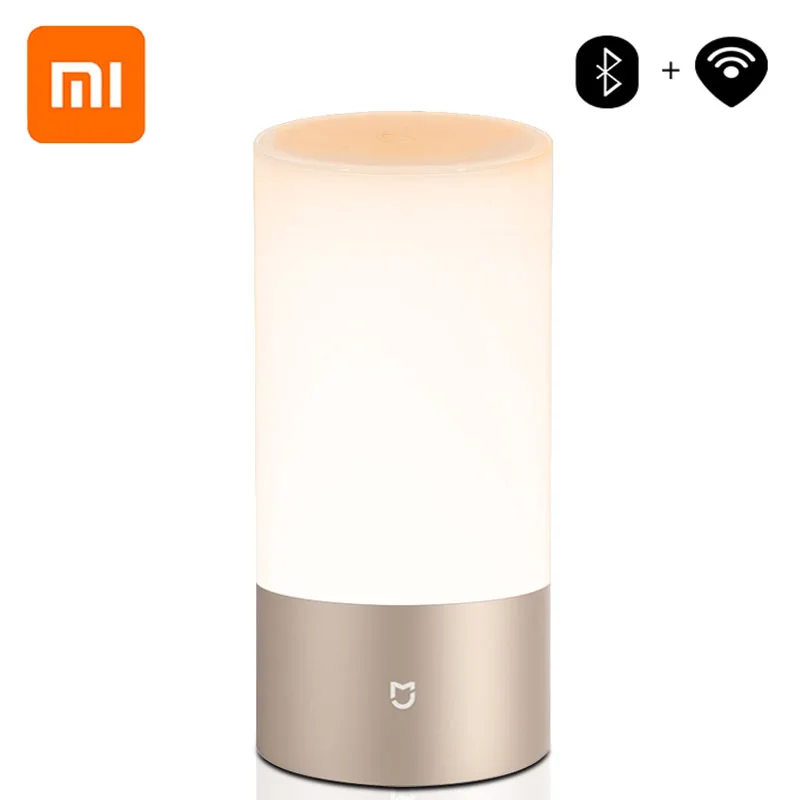 

Xiaomi Mijia Mi Yeelight Bedside Lamp Table Desk Smart Indoor Light 16 Million RGB Touch Control Bluetooth Wifi for Mi home APP