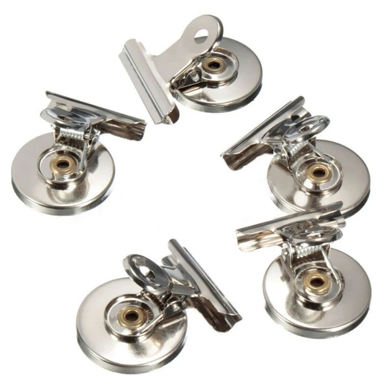 10Pcs Refrigerator Memo Note Wall Clips Clamp Holder