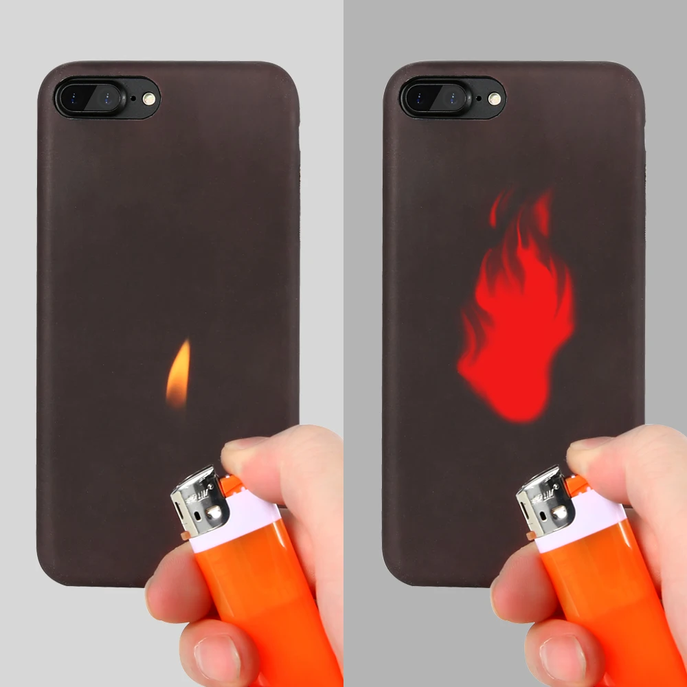 Buy Temperature Case For iPhone X 8 7 6s Plus Thermal