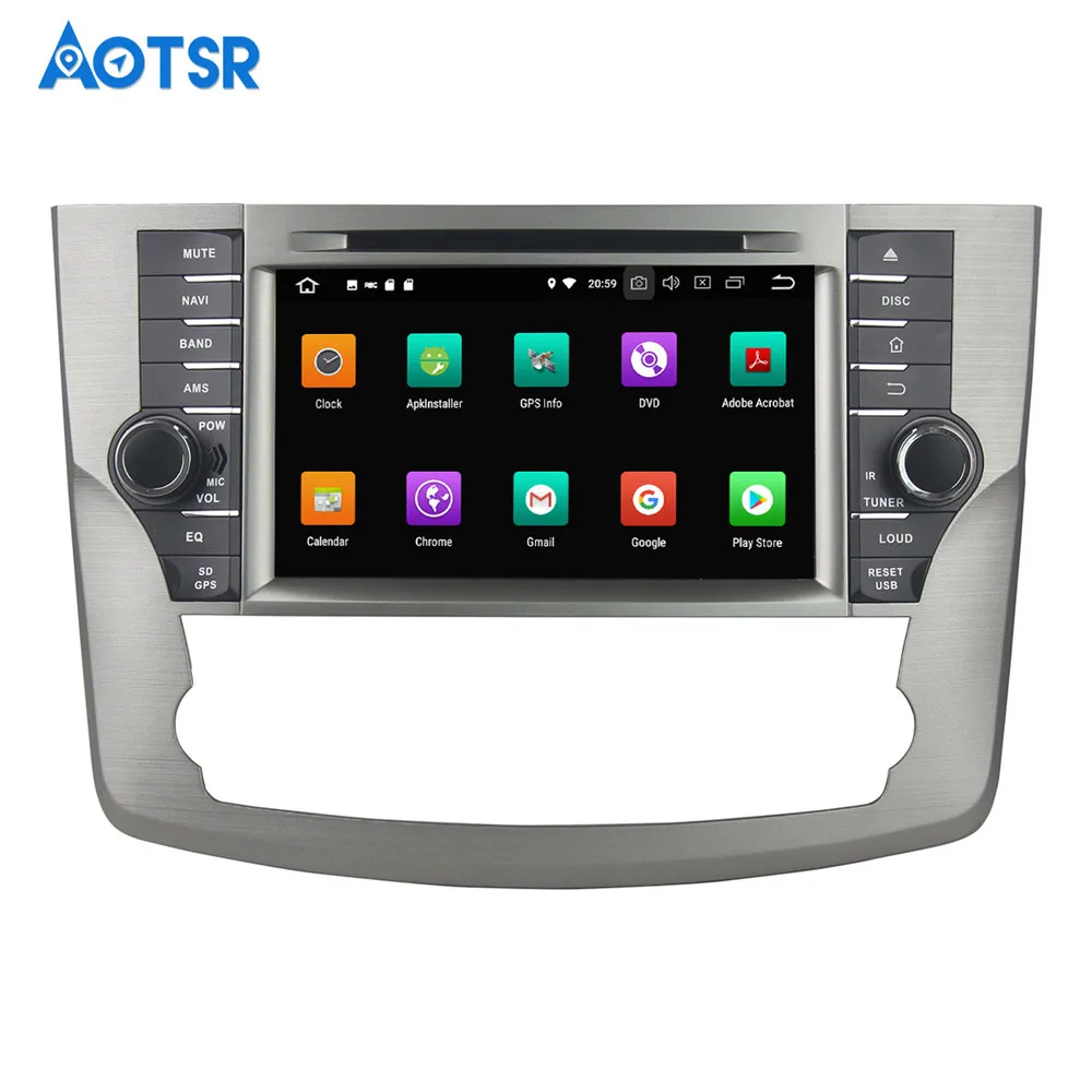 Clearance 1 din Android 8.0 Car dvd player GPS Radio For Toyota Avalon 2011 2012 4+32GB Touch Screen multimedia player tape recorder Audio 9