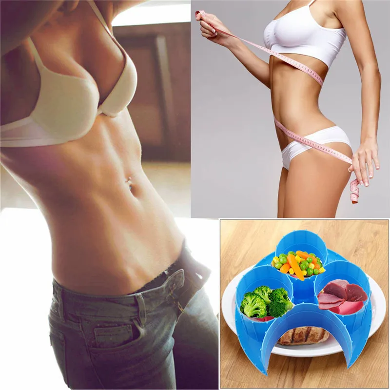 

2018 Hot! New 2018 Meal Measure Portion Control Cooking Tools Lose Weight Tool Kitchen Food Eco-Friendly Plate