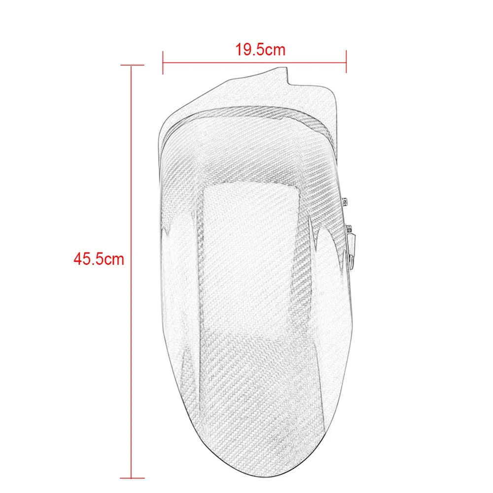 SMOK Motorcycle Scooter Carbon Fiber Rear Fender Splash Mud Dust Guard Mudguards For Yamaha Xmax 300 X-max 300 Xmax300 2017 2018