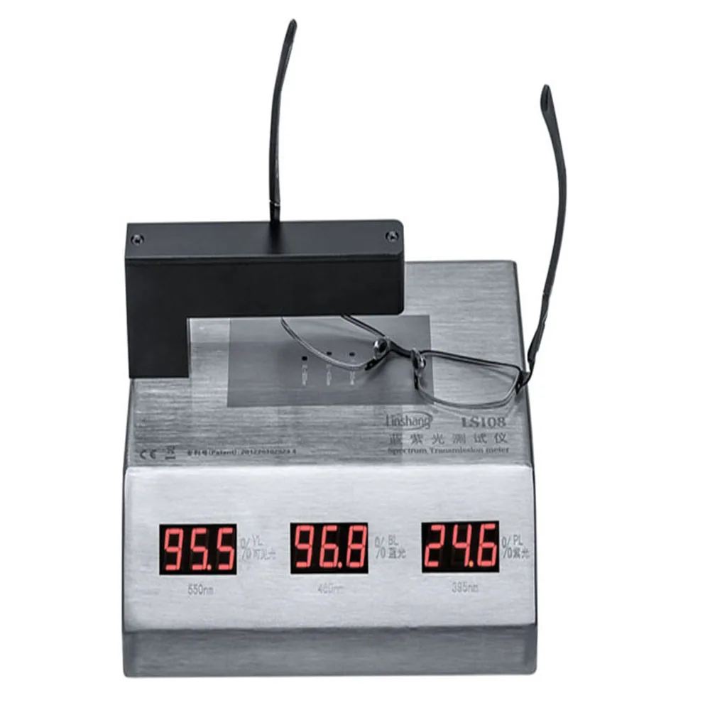 UV blue blocker Lens Transmission Meter test anti blue light eyeglass