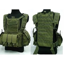Страйкбол Molle столовая гидратация боевой RRV зеленый военный жилет