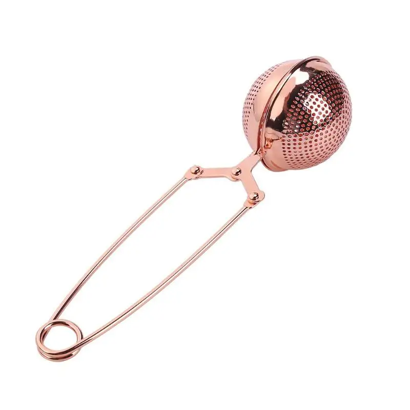 

Reusable Stainless Steel Tea Strainer Infuser Tea Ball Filter with Handle for Household Tea Leaves Filter Kitchen Gadgets Tools