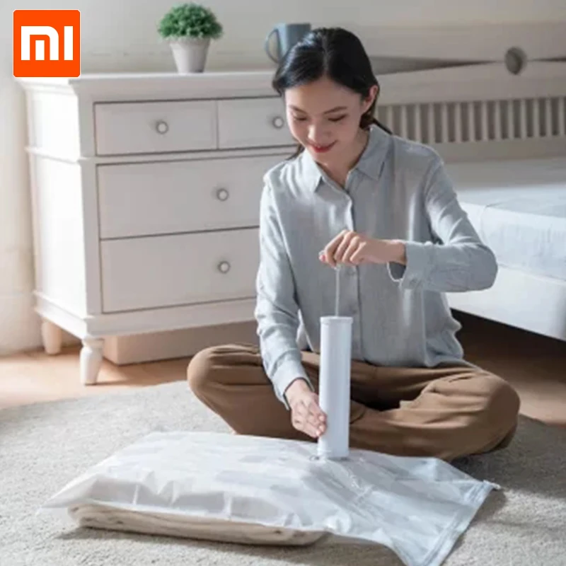 xiaomi mijia finishing life умная вакуумная сумка для хранения, набор, выпуск пространства, умная сумка для хранения, набор из 5/11 предметов