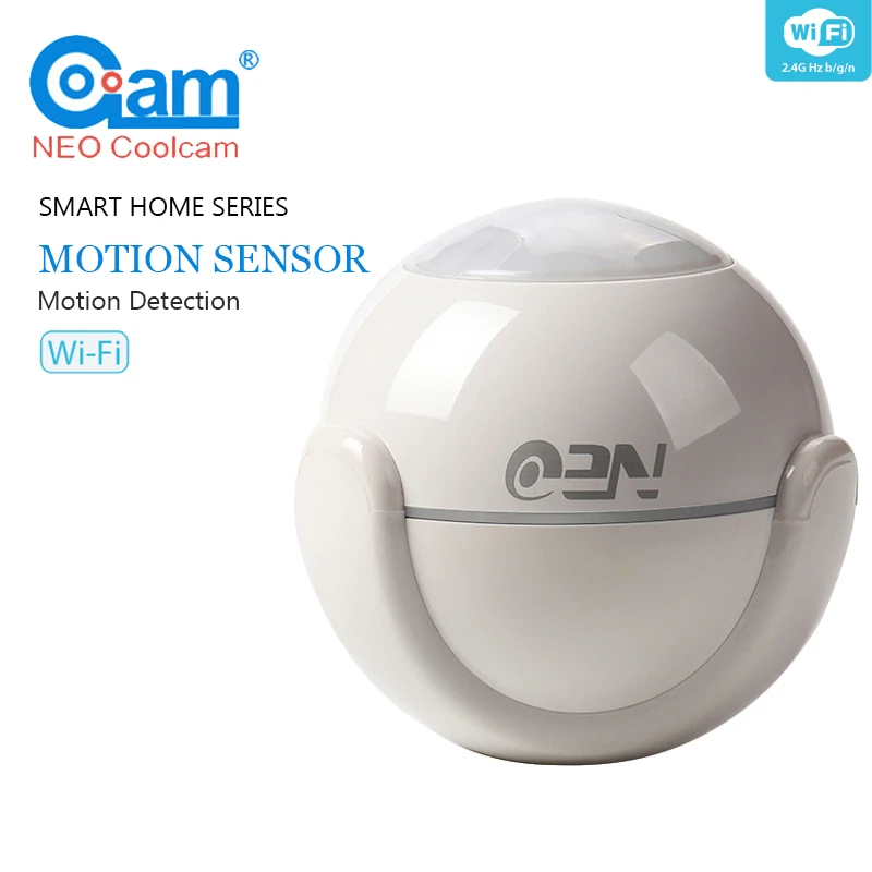 

NEO COOLCAM NAS-PD01W Smart WiFi PIR Motion Sensor,Smart Home Automation Sensor,No Expensive Hub Required, Simple Plug & Play