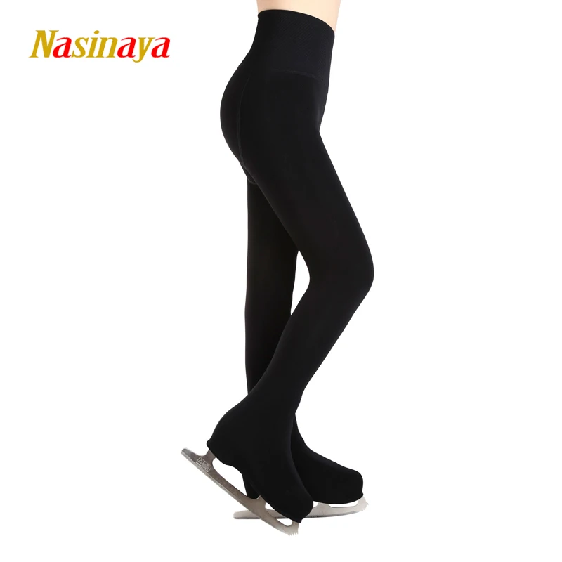 

Customized Figure Skating pantyhose for Girl Women Training Competition Patinaje Ice Skating Warm Fleece Gymnastics high waist