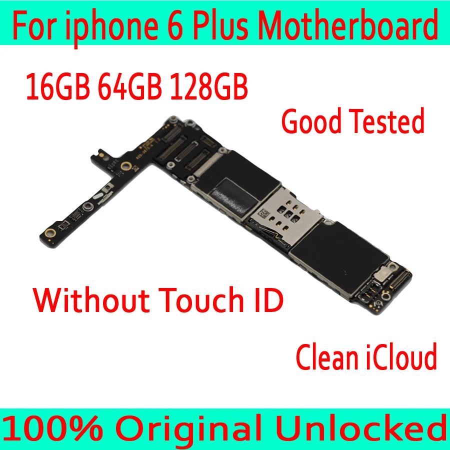 for iphone 6 Plus font b Motherboard b font without Touch ID with Touch ID Original