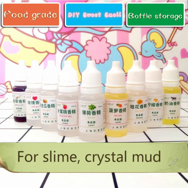 

Creative Make Your Slime Smell Sweet DIY Fruit Flower flavor Slime Perfume Safe Aroma Solution Clay Mud Modeling Clay/Slime Tool