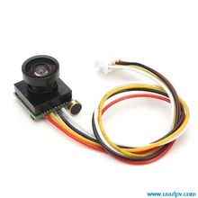 Apenas 7g camera 600TVL 170 graus super pequeno cor de vídeo mini FPV câmera sem fio com áudio para Mini 200 250 RC racing zangão