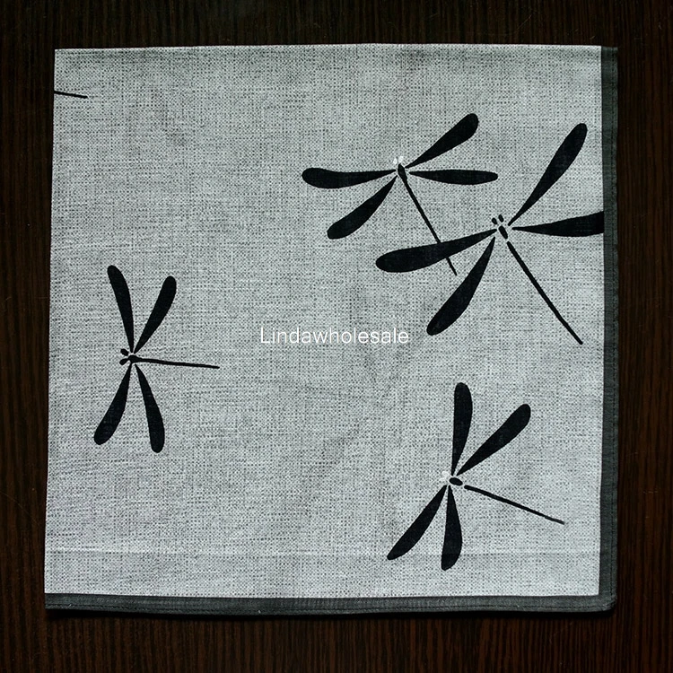  Japanese men handkerchief cotton thin large dragonfly 53cm * 53cm pocket square