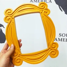 ТВ сериал друзья ручной работы Моника дверная рама дерево желтый Mon дверной глазок фоторамки Коллекционная Коллекция домашнего декора подарок