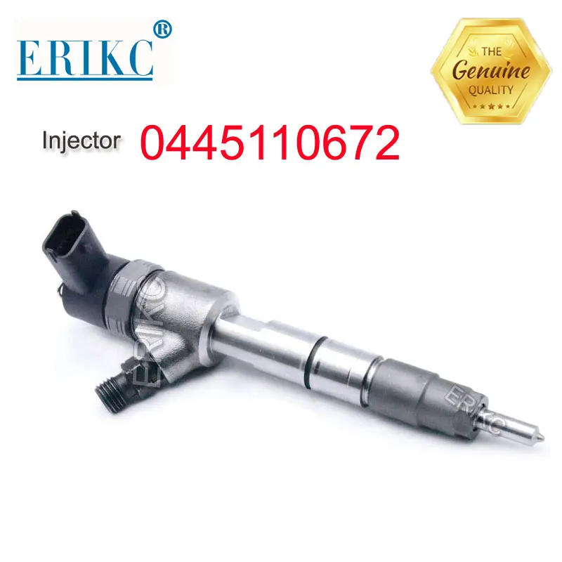 

ERIKC Diesel Fuel Nozzle 0 445 110 672 Common Rail Injector Assembly 0445 110 672 Diesel Engine Spare Parts 0445110672