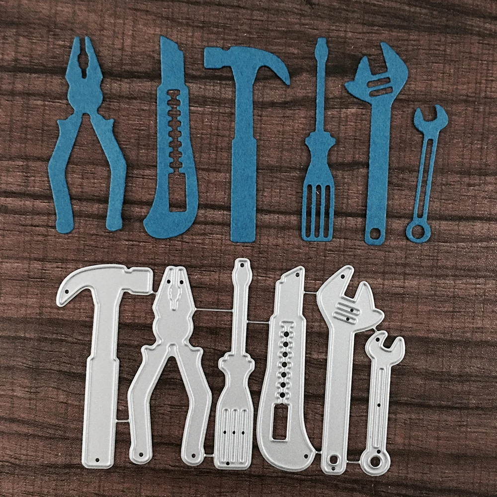 Ufurty repair tool set Metal Cutting Dies Stencil for DIY Scrapbooking Embossing Paper Cards Decorative Crafts Die Cuts New Ufurty repair tool set Metal Cutting Dies Stencil for DIY Scrapbooking Embossing Paper Cards Decorative Crafts Die Cuts New