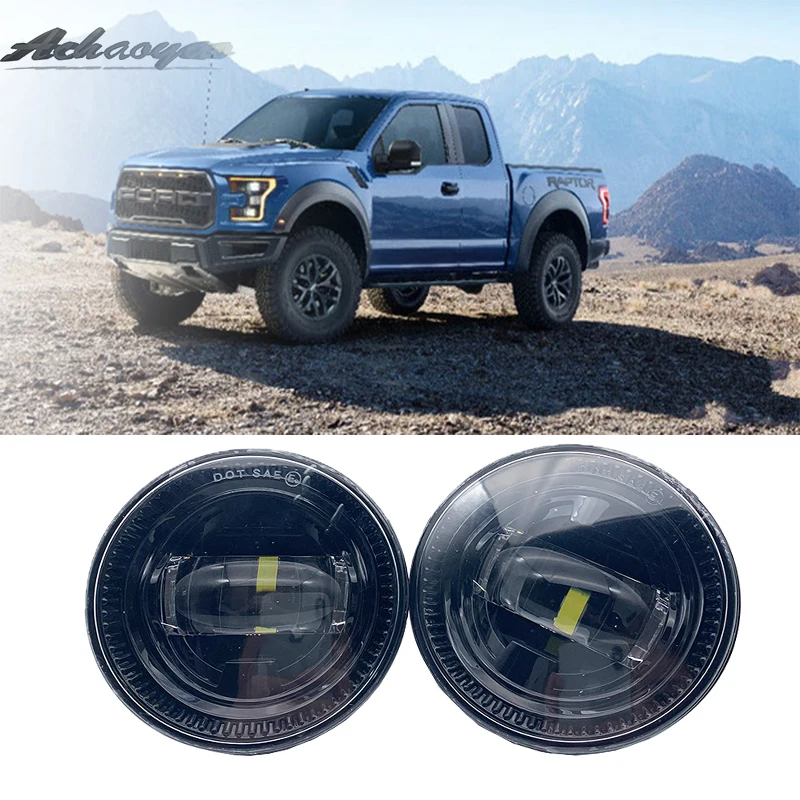 

LED Fog Lights For Ford F150 Fog lights Ford special LED front bumper fog lights round modified fog lights