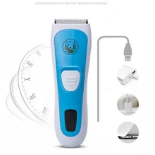 Электрическая машинка для стрижки детей, USB зарядное устройство, моющийся триммер для волос для детей, Парикмахерская, стильная керамическая бритва, машинка для стрижки детей