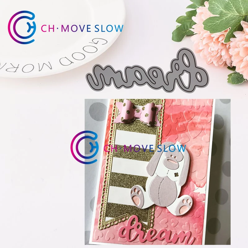 

2019 New Arrival CH Letter Metal Cutting Dies 3D DIY Scrapbooking Carbon Sharp Craft Die Photo Invitation Cards Decoration