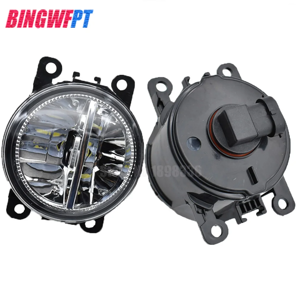 

2pcs Car Styling Round Front Bumper LED Fog Lights DRL Daytime Running Driving fog lamps For F*ORD EcoSport 2013-2014