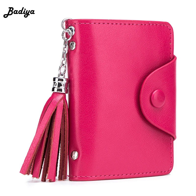 2018 New Leather Women Cardholder Color Hasp Credit Card Holders Coin