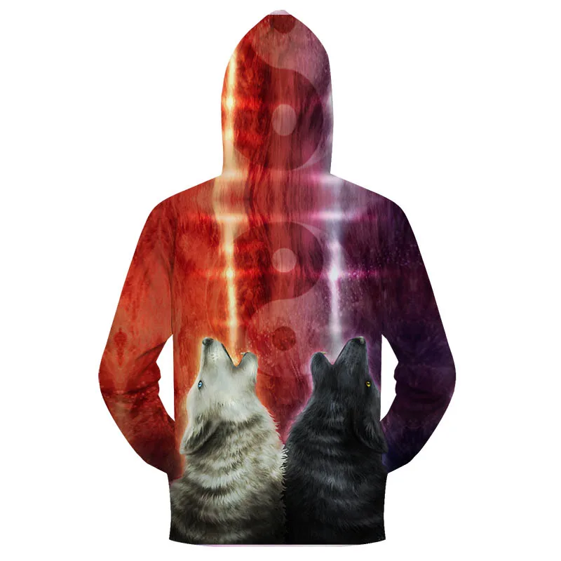 We want let the world know by KhaliaArt Art Wolf толстовки 3D на молнии мужские спортивный костюм