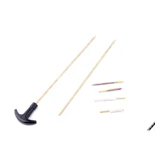 Портативный набор чистящих щеток для охоты Высококачественная медная щетка тканевая мочалка удлиняющий латунный стержень для Cal.4.5/5,5 мм пистолет