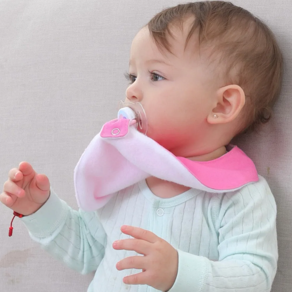 Baby Bibs Multifunctional Waterproof Saliva Towel Pacifier Clip Bibs