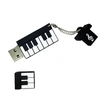 free shipping Retail Genuine Silicone Piano USB Flash Drive Thumb Pen drive Memory Stick Flash Disk 4GB 8GB 16GB 32GB 64GB