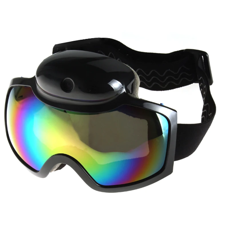 2017 Gafas de Esquí Máscara 720 P HD 1080 P Cámara de Vídeo Videocámara UV Anti-vaho gafas Hombres Mujeres Gafas de Snowboard acción de La Cámara Gafas De Esquí