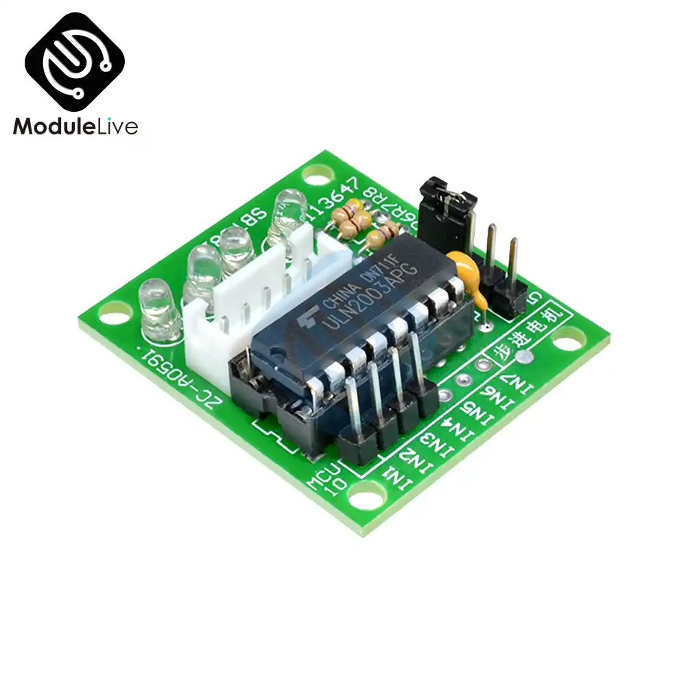 Módulo de Controlador de motor gradual ULN2003 CNC 3d 5-12V Arduino Raspberry Taller de flujo