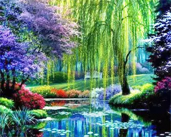 

diamond embroidery Park tree forest Scenery Series diy diamond pattern beadwork cross-stitch mosaic picture beads embroidery kit