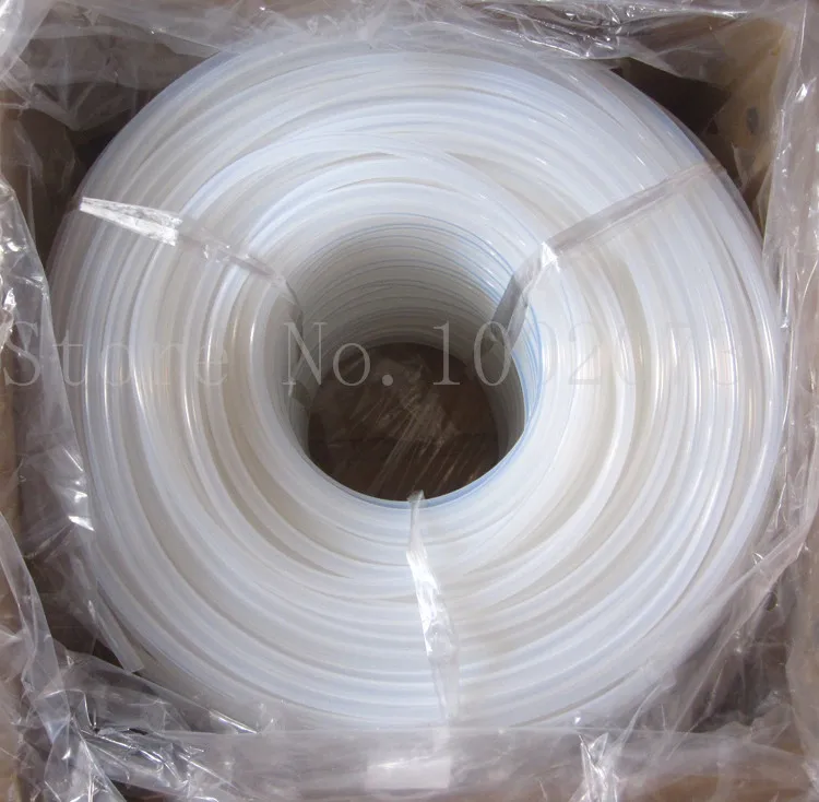 1 Meter 8MM ID x 12MM OD Food Grade Silicone Wine Beer Line Tube Hose Flex Translucent Homebrew Keg Tap Tubing Liquid Fitting (11)