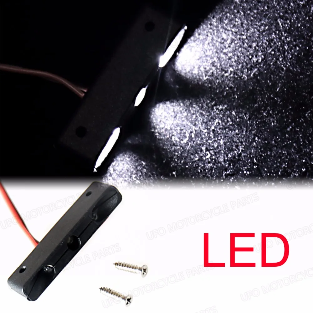 

LED Fender Eliminator Licence Plate Tag Light For Harley 883 Dyna Victory ATV UTV RZR XP