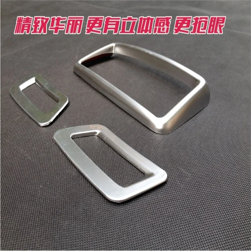ABS Chrome Rear Armrest Box Air Vent Outlet Cover Trim For Nissan Murano 2015
