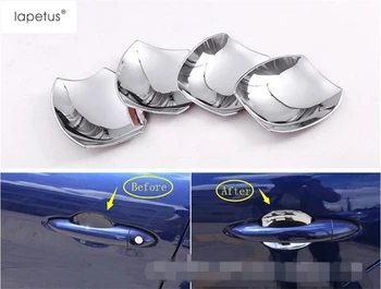 

Lapetus Accessories For Alfa Romeo Giulia 2016 2017 2018 2019 Outside Car Door Pull Handle Bowl Molding Cover Kit Trim / ABS