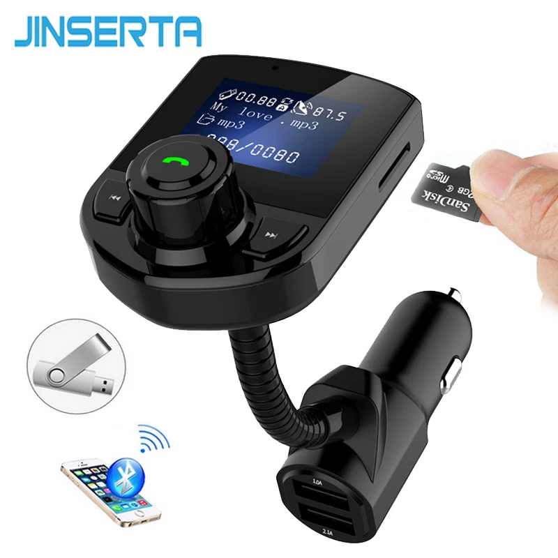 Wireless Bluetooth4.2 Car Stereo Radio Kit FM Transmitter MP3 Player USB Charger