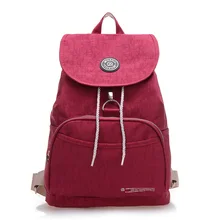 High Quality Backpack Mochila Women School Bag Femininas Solid Waterproof Nylon Bolsas Female Rucksack Travel Shoulder Bagpack