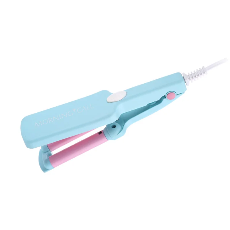 

Do Promotion! Free Shipping! 1 PC Mini Triple Barrels Hair Curling Iron Waver Curling Wand Cartoon Hair Curlers Rollers