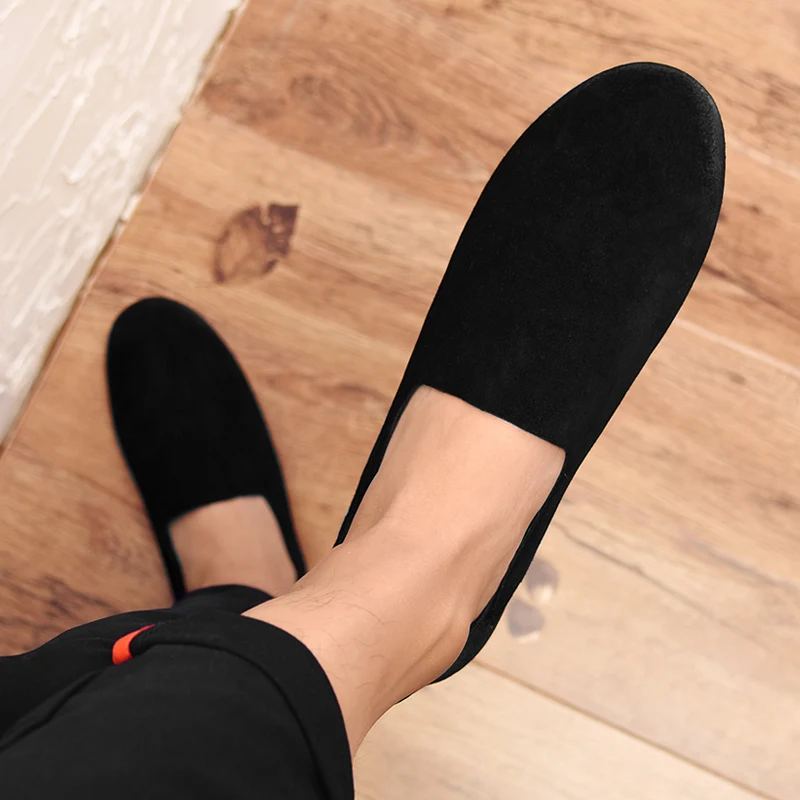 

Men Shoes Leather Loafers Casual Shoes Men Flats Moccasins Soft Slip On For Men Loafers Driving Shoes Male Schuhe Herren X7-66
