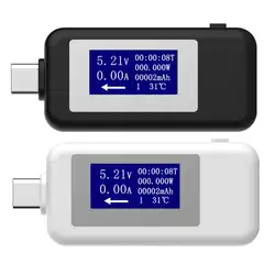 Тип-c USB Тестер DC Цифровой вольтметр amperimetro как voltagecurrent Амперметр детектор power bank зарядное устройство индикатор